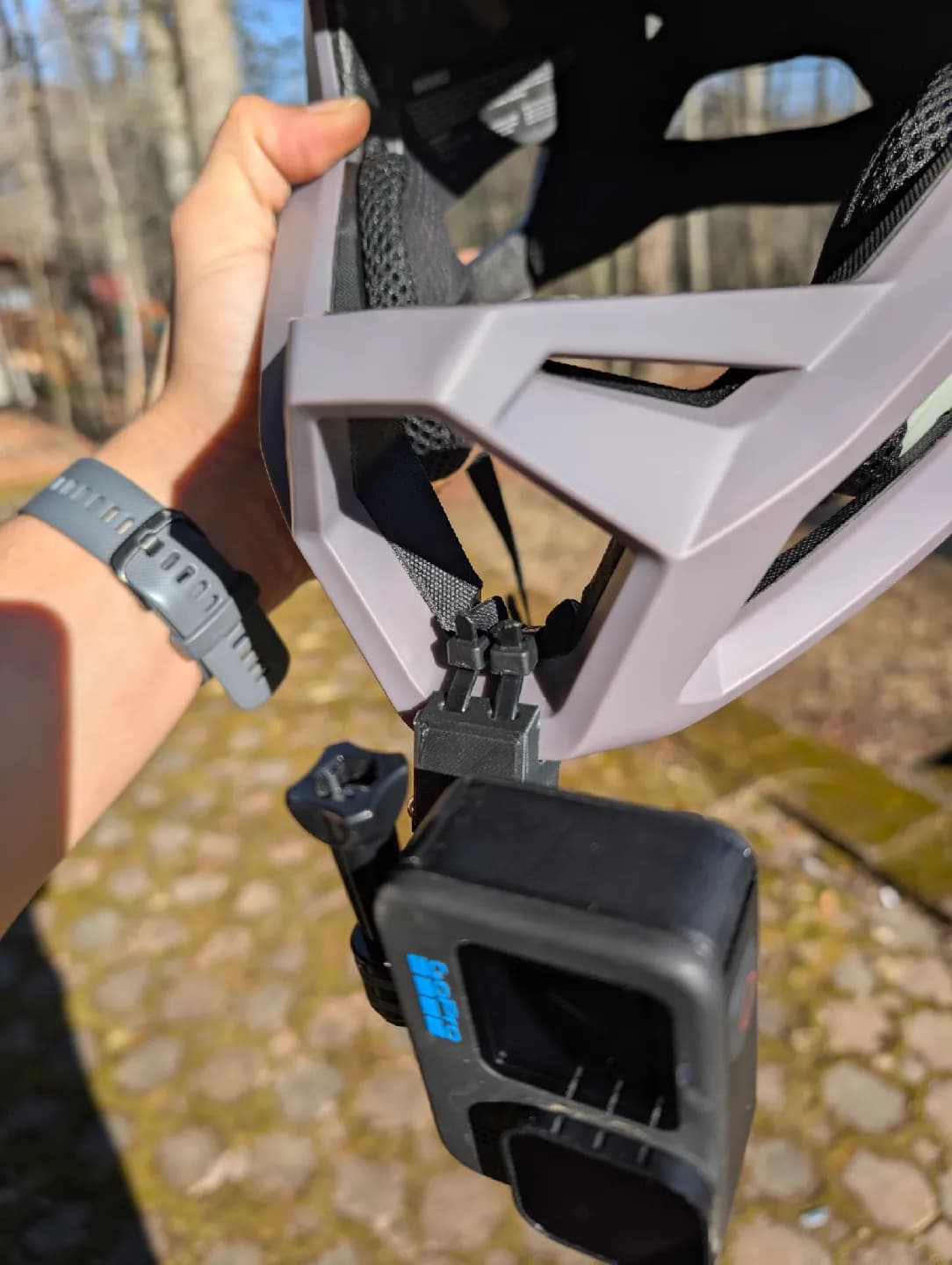 Suporte de Câmera de Queixo para Capacete
