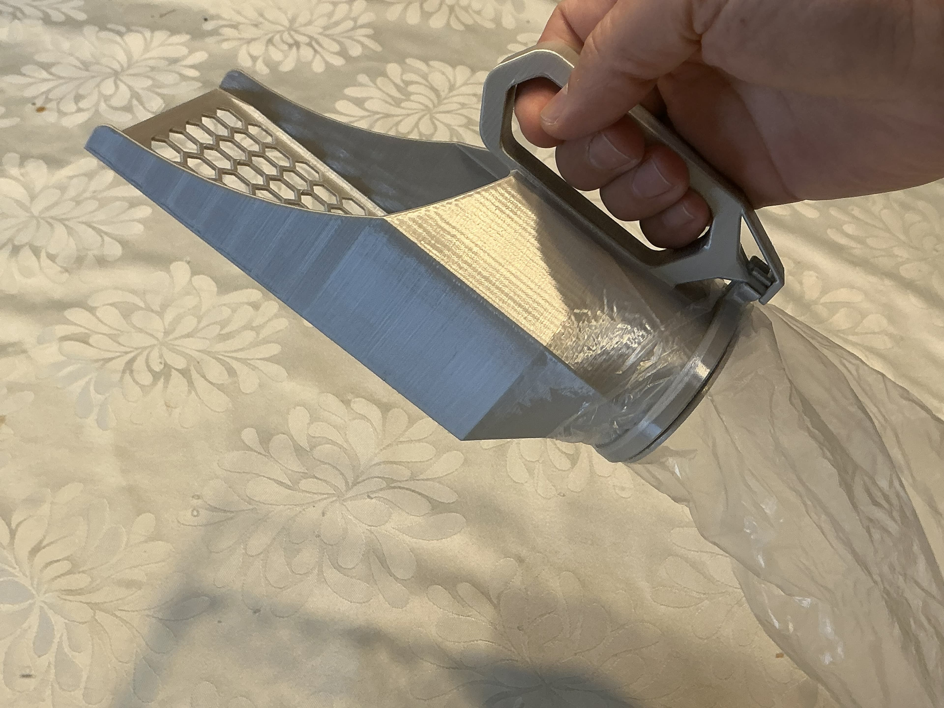 Pazinha coletora de areia com suporte para saco